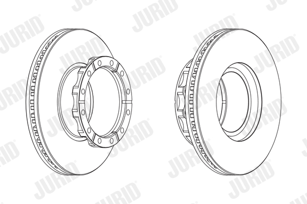 JURID 567135J Discofreno-Discofreno-Ricambi Euro