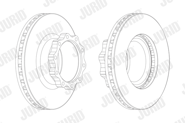 JURID 567403J Discofreno-Discofreno-Ricambi Euro