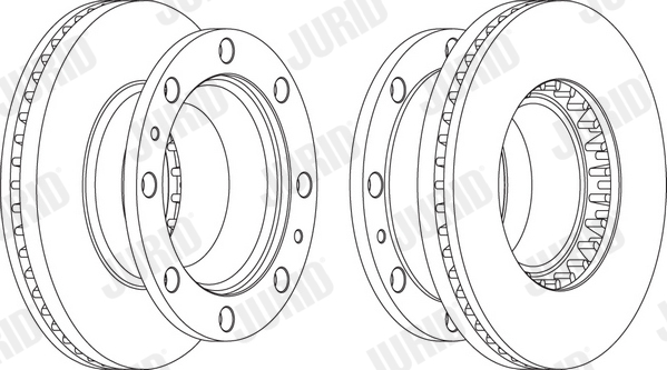 JURID 567575J Discofreno-Discofreno-Ricambi Euro