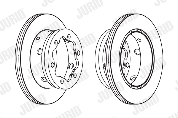 JURID 567810J Discofreno-Discofreno-Ricambi Euro