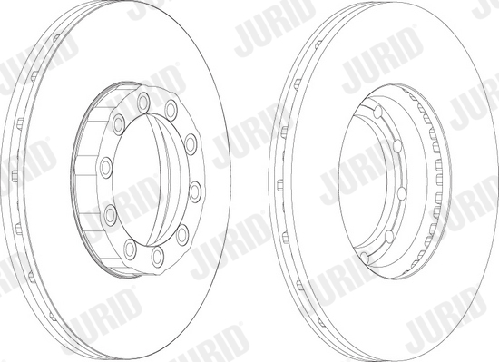 JURID 567954J Discofreno-Discofreno-Ricambi Euro