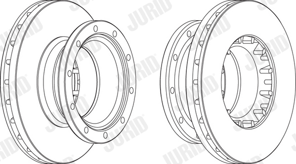 JURID 567957J Discofreno-Discofreno-Ricambi Euro