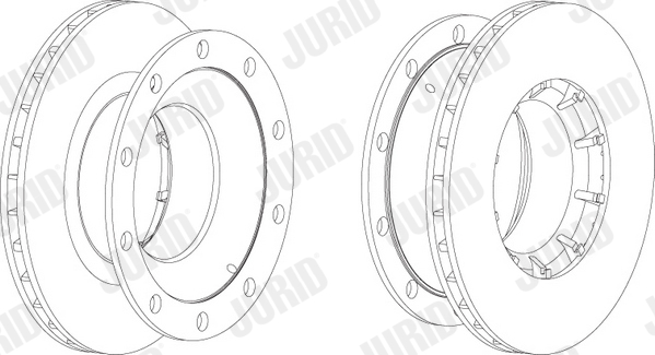 JURID 569021J Discofreno-Discofreno-Ricambi Euro