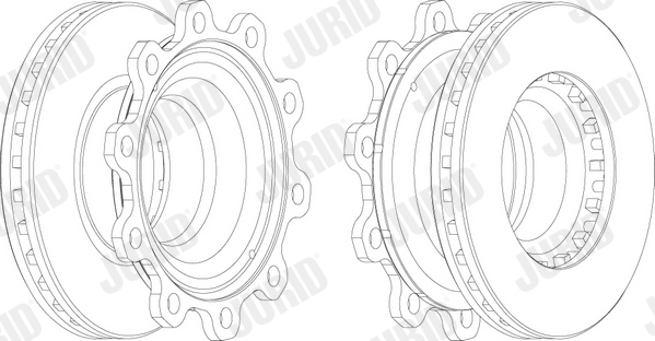 JURID 569022J Discofreno-Discofreno-Ricambi Euro