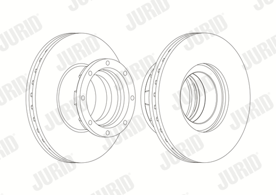 JURID 569108J Discofreno-Discofreno-Ricambi Euro