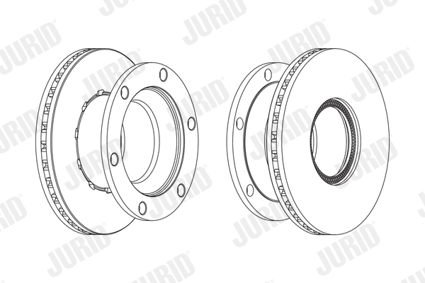 JURID 569116J Discofreno-Discofreno-Ricambi Euro