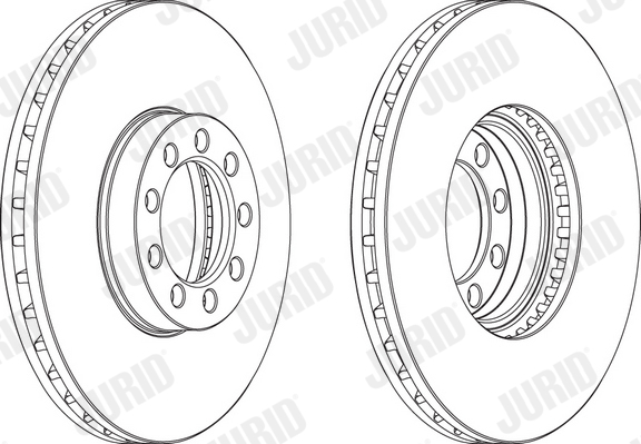 JURID 569153J Discofreno-Discofreno-Ricambi Euro