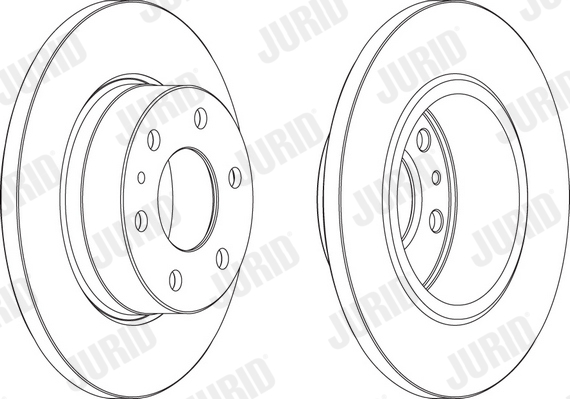 JURID 569162J Discofreno-Discofreno-Ricambi Euro