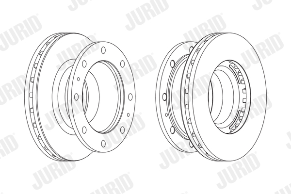 JURID 569170J Discofreno-Discofreno-Ricambi Euro