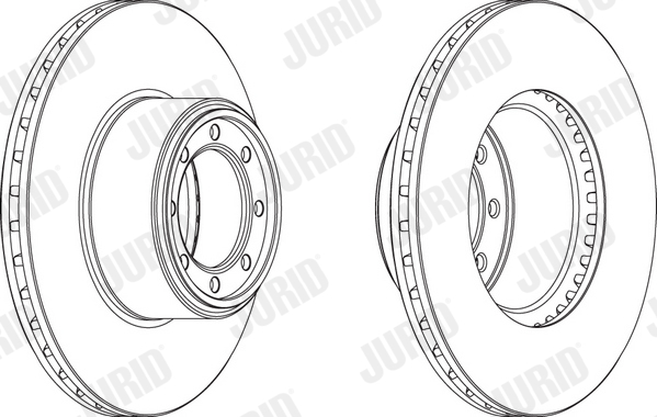 JURID 569195J Discofreno-Discofreno-Ricambi Euro