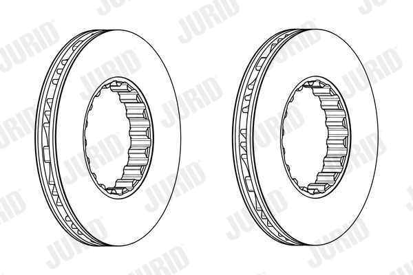 JURID 569215J Discofreno-Discofreno-Ricambi Euro