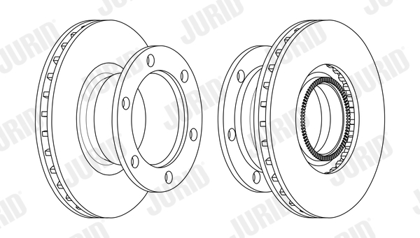 JURID 569223J Discofreno-Discofreno-Ricambi Euro