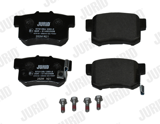 JURID 572138J fékbetétkészlet, tárcsafék ACURA FIAT HONDA MG ROVER SUZUKI