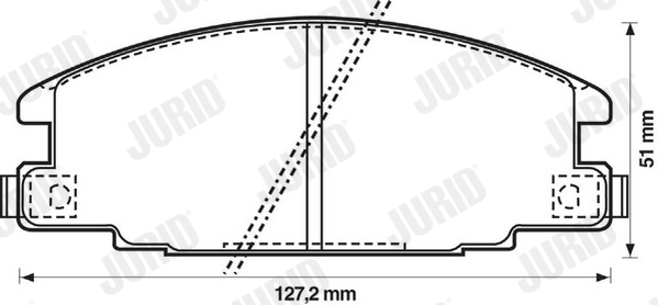 JURID 572271J Kit pastiglie freno, Freno a disco-Kit pastiglie freno, Freno a disco-Ricambi Euro