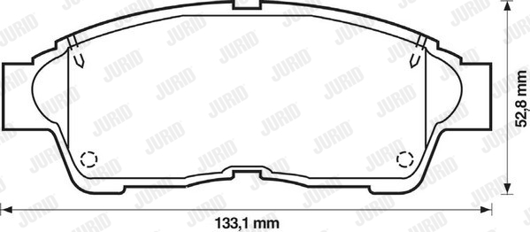 JURID 572333J Kit pastiglie freno, Freno a disco-Kit pastiglie freno, Freno a disco-Ricambi Euro