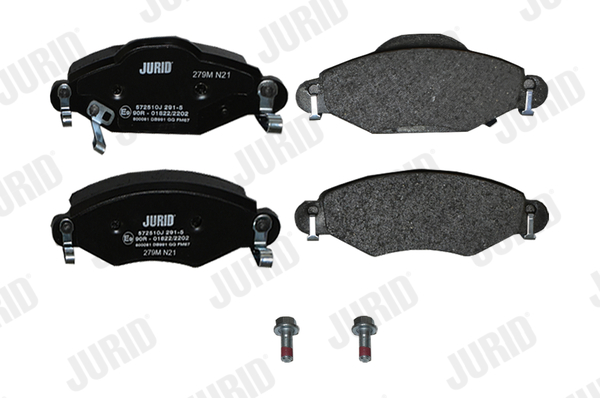JURID 572510J fékbetétkészlet, tárcsafék TOYOTA