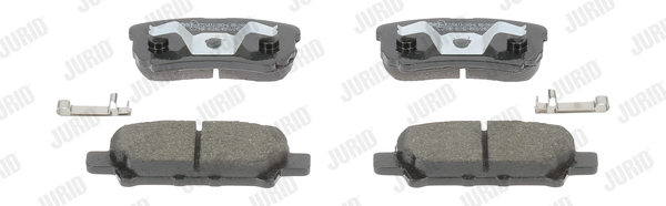 JURID 572547J fékbetétkészlet, tárcsafék CHRYSLER DODGE JEEP MITSUBISHI