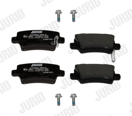 JURID 572580J fékbetétkészlet, tárcsafék HONDA