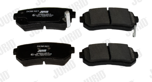 JURID 572604J fékbetétkészlet, tárcsafék HYUNDAI KIA
