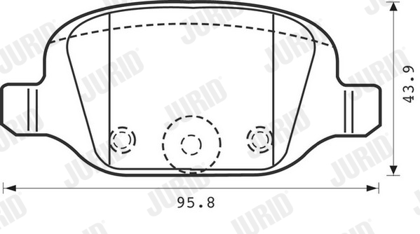 JURID 573019J Kit pastiglie freno, Freno a disco-Kit pastiglie freno, Freno a disco-Ricambi Euro