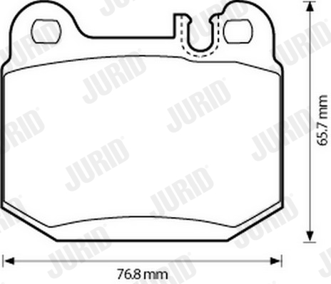 JURID 573147J Kit pastiglie freno, Freno a disco-Kit pastiglie freno, Freno a disco-Ricambi Euro