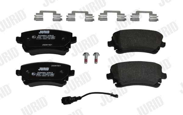 JURID 573220J fékbetétkészlet, tárcsafék VW