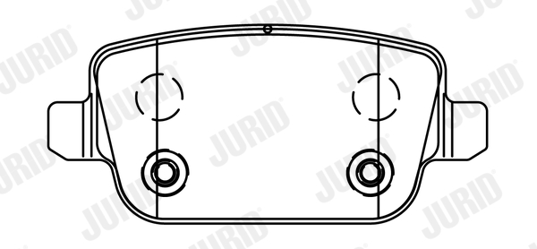 JURID 573263J Bremsekloss sett