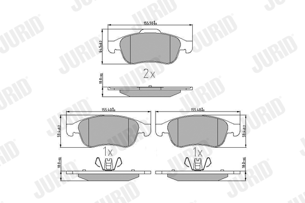 JURID 573268J set placute...