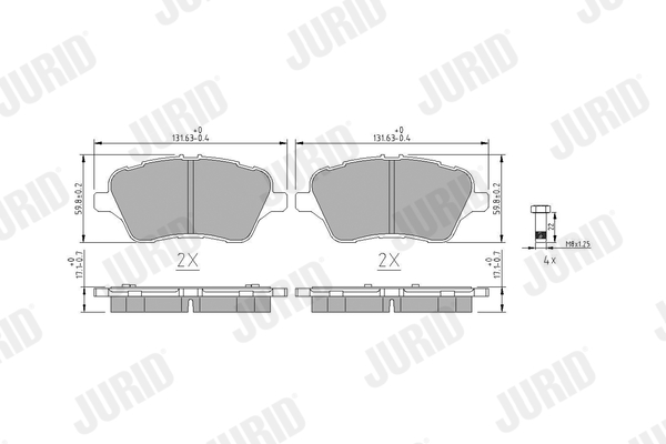 JURID 573363J Σετ τακάκια,...