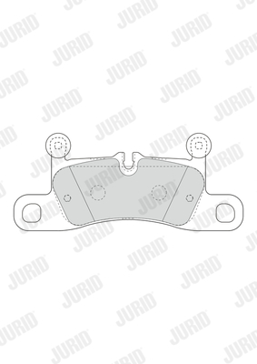 JURID 573395J fékbetétkészlet, tárcsafék PORSCHE VW