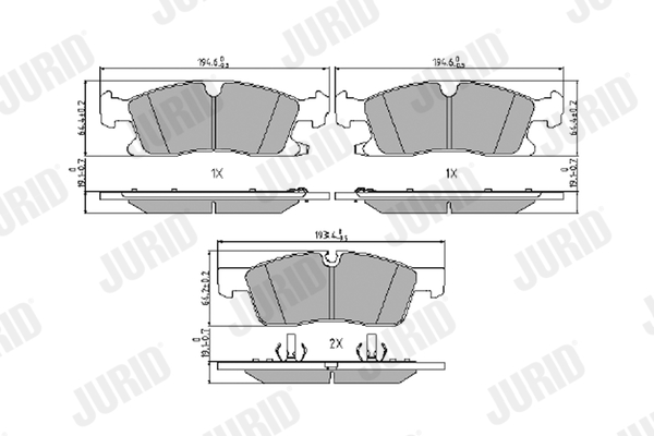 JURID 573459J set placute...