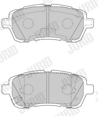 JURID 573648J Kit pastiglie freno, Freno a disco