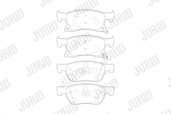 JURID 573701J Σετ τακάκια,...