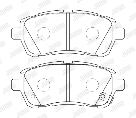 JURID 573745J Kit pastiglie freno, Freno a disco