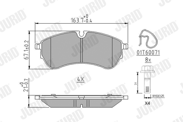 JURID 573831J set placute...