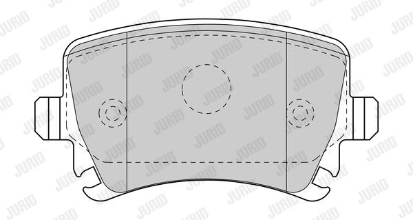 JURID 573846J Kit pastiglie freno, Freno a disco-Kit pastiglie freno, Freno a disco-Ricambi Euro