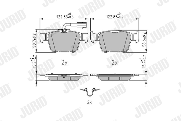 JURID 573978J set placute...