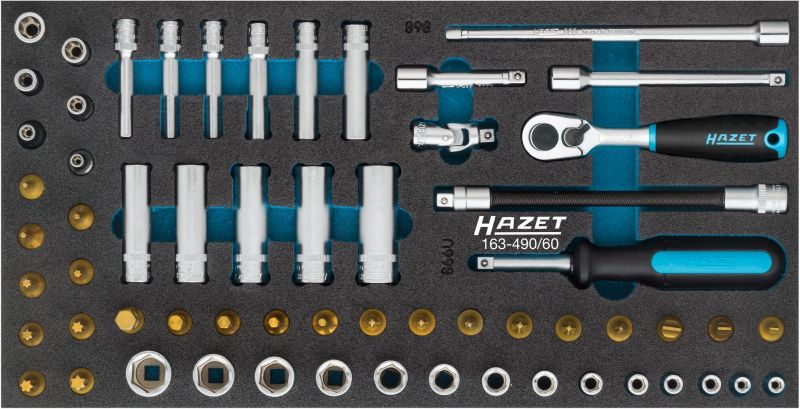 HAZET 163-490/60 Pipenøkkelsett