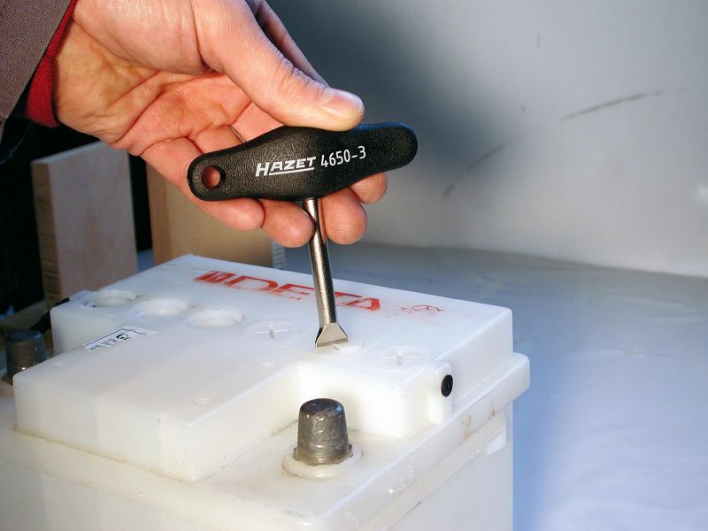 HAZET 4650-3 Skrutrekker, stengeplugg batteri
