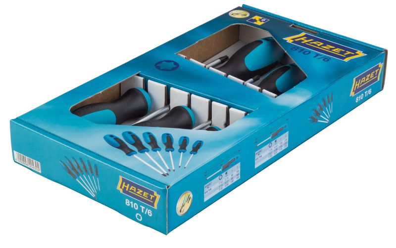 HAZET 810T/6 skrutrekkersett