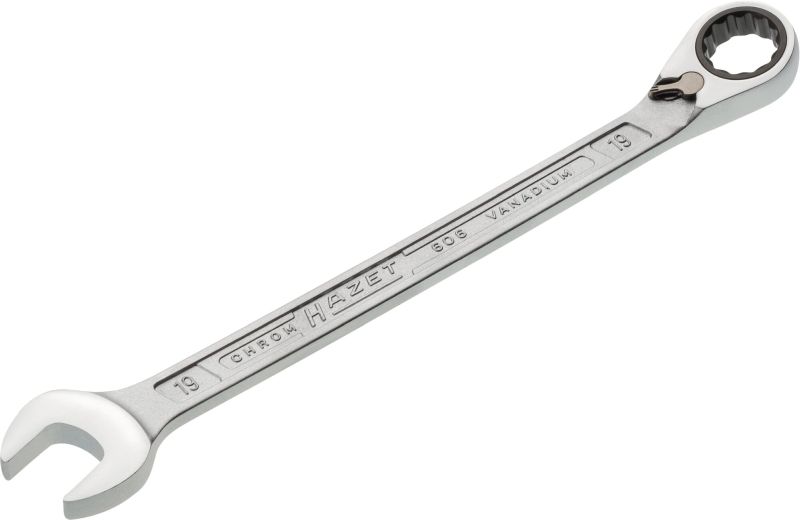 HAZET 606-19 Kombinasjonsnøkkel med skralle