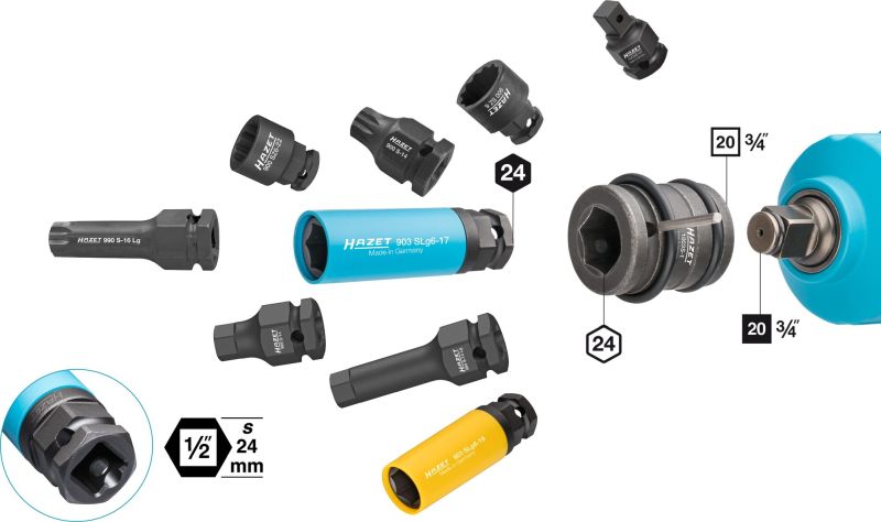 HAZET 990S-18LG Power Socket