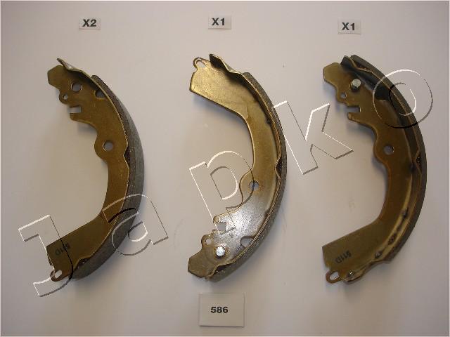 JAPKO 55586 Sada brzdových čeľustí