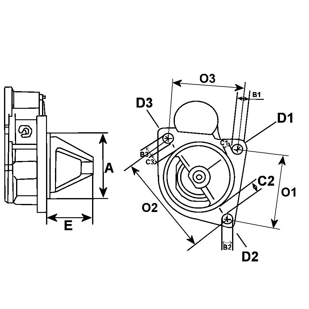 HC-Cargo F 032 330 685 Stator, generátor