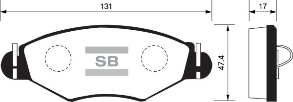 FI.BA FBP1179 Σετ τακάκια,...