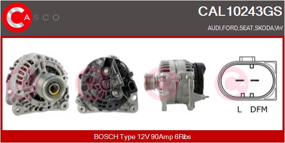 CASCO CAL10243GS Alternatore