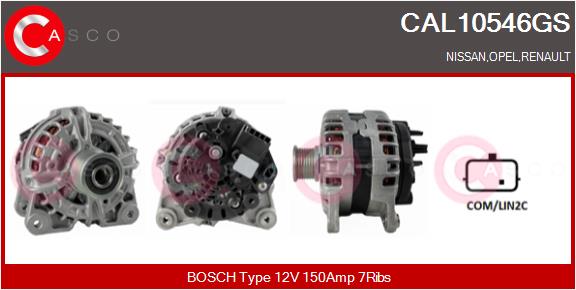 CASCO CAL10546GS Alternatore