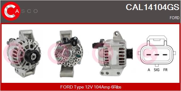 CASCO CAL14104GS Alternatore