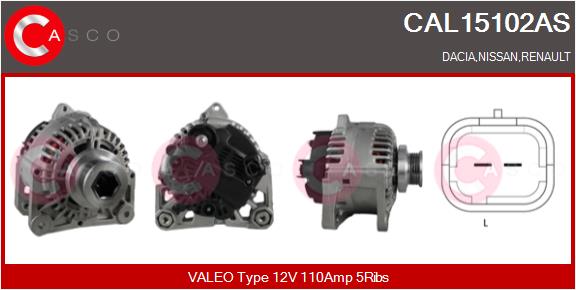 CASCO CAL15102AS Alternatore