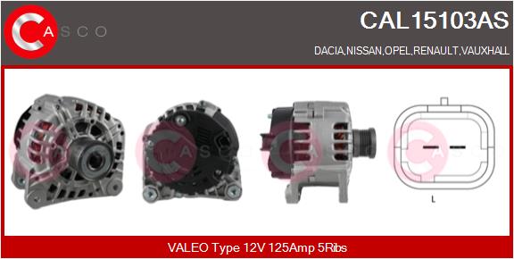 CASCO CAL15103AS Alternatore